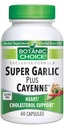 Βοτανική επιλογή Super σκόρδο Plus Cayenne, 60 κάψουλες
