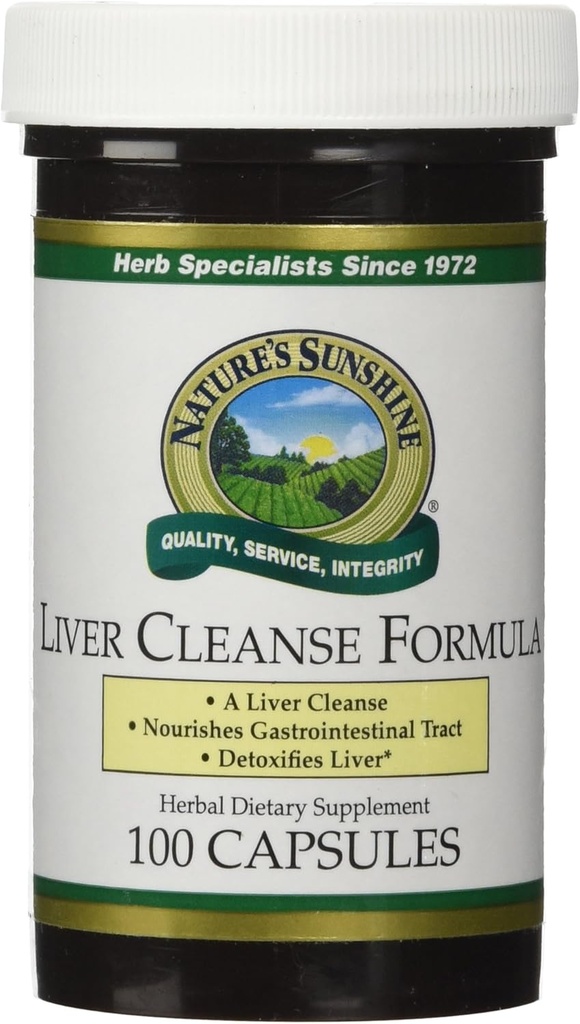 Nature's Sunshine Liver Cleanse Formula, 100 Κάψουλες 