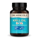 Dr. Mercola Krill Oil for Kids - 320 mg Krill Oil - MSC Certified - Υποστηρίζει την ανάπτυξη του εγκεφάλου και του σώματος - Phospholipid Form for Absorpation - Μη ΓΤΟ, Χωρίς γλουτένη & χωρίς σόγια - 60 κάψουλες