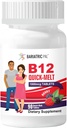 BariatricPal 1,000mcg B12 Ζάχαρη-ελεύθερο Γρήγορη τήξη (90 κόμης) - μούρο