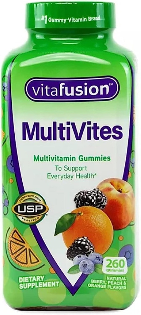 VitaFusion MultiVites Gummy Βιταμίνες για Ενήλικες - 250 Gummies