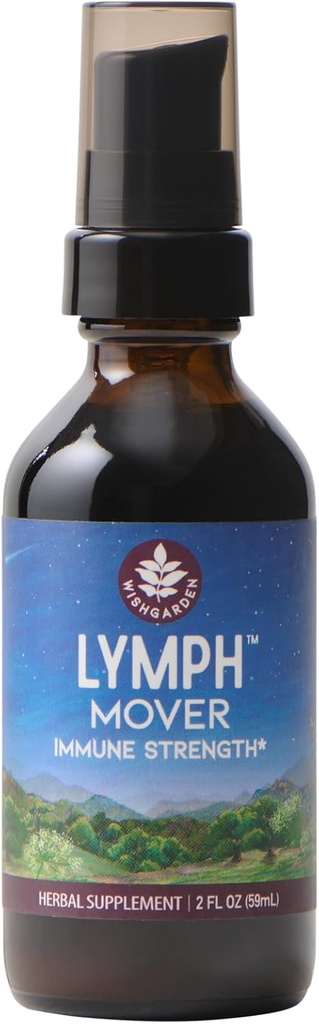 WishGarden Herbs Lymph Mover Ανοσολογική δύναμη - Φυσικό βοτανικό λεμφικό αποστράγγιση και λεμφική κάθαρση συμπλήρωμα με Echinacea για την ανοσοποιητική υποστήριξη, Υποστηρίζει Υγιεινή λειτουργία λεμφικού συστήματος, 2oz