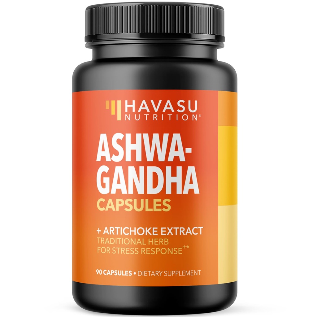 Ashwagandha 1000mg με εκχύλισμα Artichoke - κάψουλες Ashwagandha για το άγχος, τη διάθεση και την ενεργειακή υποστήριξη - Προσαρμοσμένη βοτανική υποστήριξη για άνδρες και γυναίκες - 90 Vegan, κάψουλες μη ΓΤΟ, 45 εξυπηρετούν
