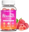 Potassium Supplement Gummies 1000mg - Potassium Supplement for Leg Cramps, Muscle & Heart Health - 1 Month Supplement (60 Count)