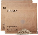 ProMix Διατροφή Φυτό-βασισμένη Vegan πρωτεΐνη σκόνη, ακατέργαστη σοκολάτα - Πρωτεΐνη μπιζελιού & βιταμίνη B-12 - -Post Άσκηση & Διατροφή Shakes, Smoothies, Ψήσιμο & Μαγειρική Συνταγές - 5 Λίρες (Pack of 2)