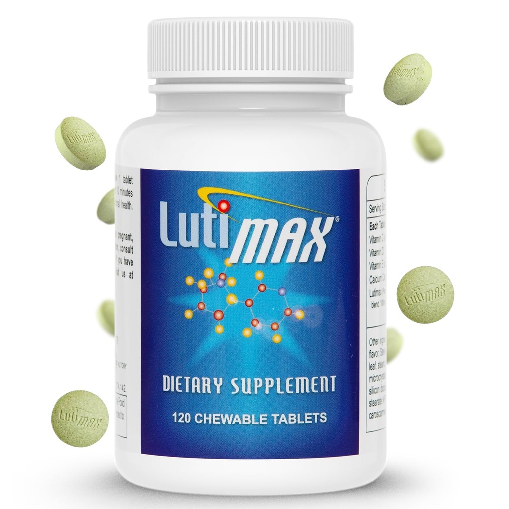 Lutimax Luteolin Complex w/Rutin - Συμπληρώματα εγκεφάλου υποστήριξης ανοσοποιητικών - Bioflavonoids w/Vitamin C, D & E για θέματα αρθρώσεων, μυών και διατροφής - Συμπλήρωμα αντιοξειδωτικών w/Immune Υποστήριξη - 120 Tablets