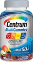Centrum MultiGummy Gummy πολυβιταμίνη για τις γυναίκες 50 Plus, με βιταμίνη D3, B6 και B12, Multivitamin/Πολυμινικό συμπλήρωμα - 90 Count
