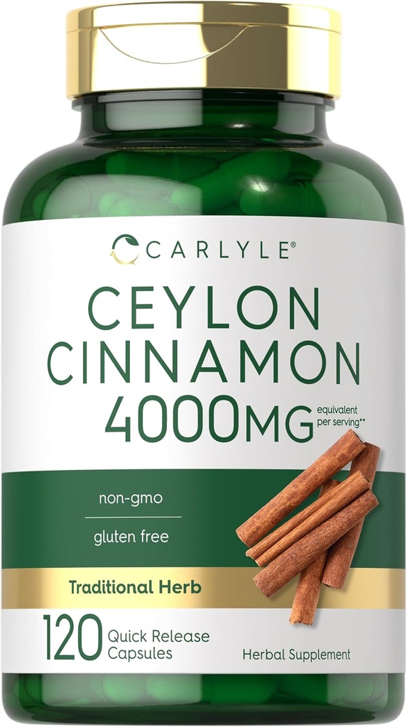 Carlyle Κεϋλάνη Κανέλα Κάψουλες 4000 mg 