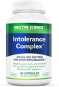 Enzyme Science Indisitive Complex, 30 Κάψουλες Πλήρης υποστήριξη για την κοινή Digestive Ευαισθησία Γλουτένη, Καζεΐνη, Ευαισθησία φαινόλης, και Σύμπλεγμα Carbohydrates Infance Relief