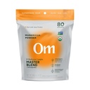 OM Μανιτάρια Master Blend Mushroom Powder – Βιολογικό συμπλήρωμα μανιταριών με 10 Μανιτάρια και Ashwagandha - Υποστήριξη Ανοσία, Υγεία και Στρες ανακούφιση, 6.34 oz (80 εξυπηρετούν)