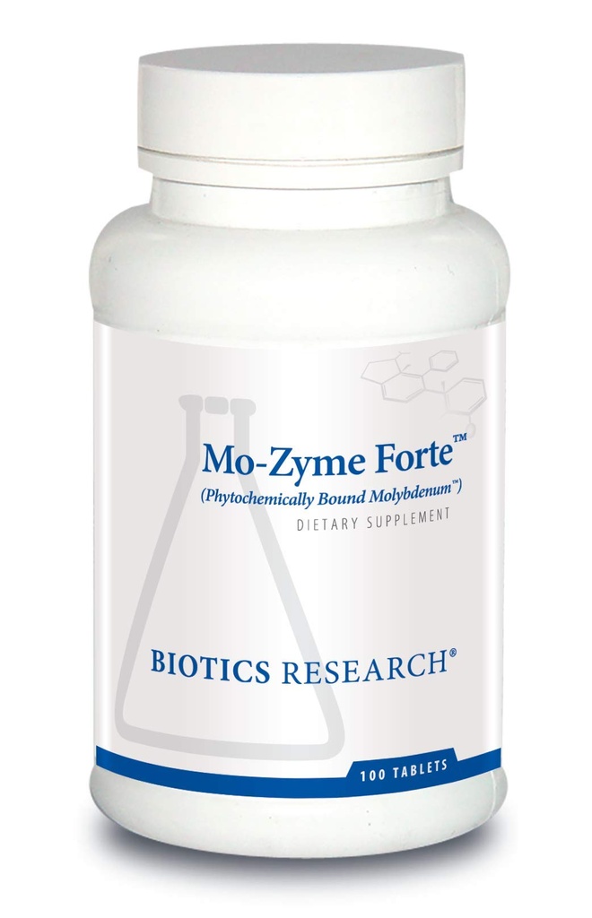 Biotics Research MoZyme Forte Molybdenum 150 mcg, Liver Support, Detoxification, Essential Trace Element, Healthy Metabolism, Antioxidant Support 100 Tablets