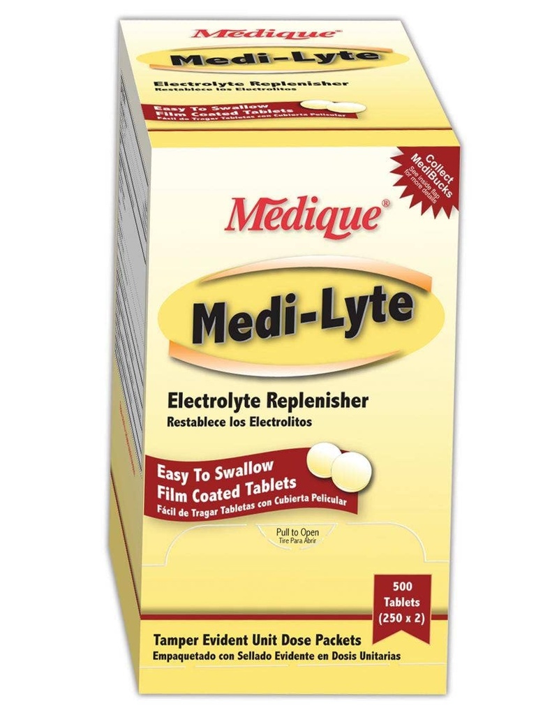 Medique MP030-33 Medi-Lyte Θεραπεία θερμότητας, Χωρητικότητα, όγκος, πρότυπο, λευκό (πακέτο των 50)