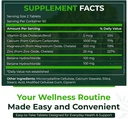 Natural Nutra 250 Count, συμπλήρωμα μαγνησίου ασβεστίου ψευδάργυρου με βιταμίνη D3 για τη δύναμη των οστών, νευρωνική υγεία, βοηθά στη βελτίωση καλύτερη ζωή, χωρίς γλουτένη και χωρίς ζάχαρη, Essential Mineral Complex