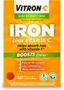 Συμπλήρωμα Vitron- C υψηλής ισχύος σιδήρου με 125 mg βιταμίνης C, 60 Count