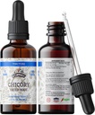 Chicory Tincture Extract, Organic Chicory (Cichorium Intybus) Αποξηραμένη Ρίζα για την Απώλεια Ορεκτίτη, Συκώτι, και Gallbladder, Μη ΓΤΟ σε Ψυχρή Βιολογική Γλυκερίνη 2 oz (60 ml), 700 mg