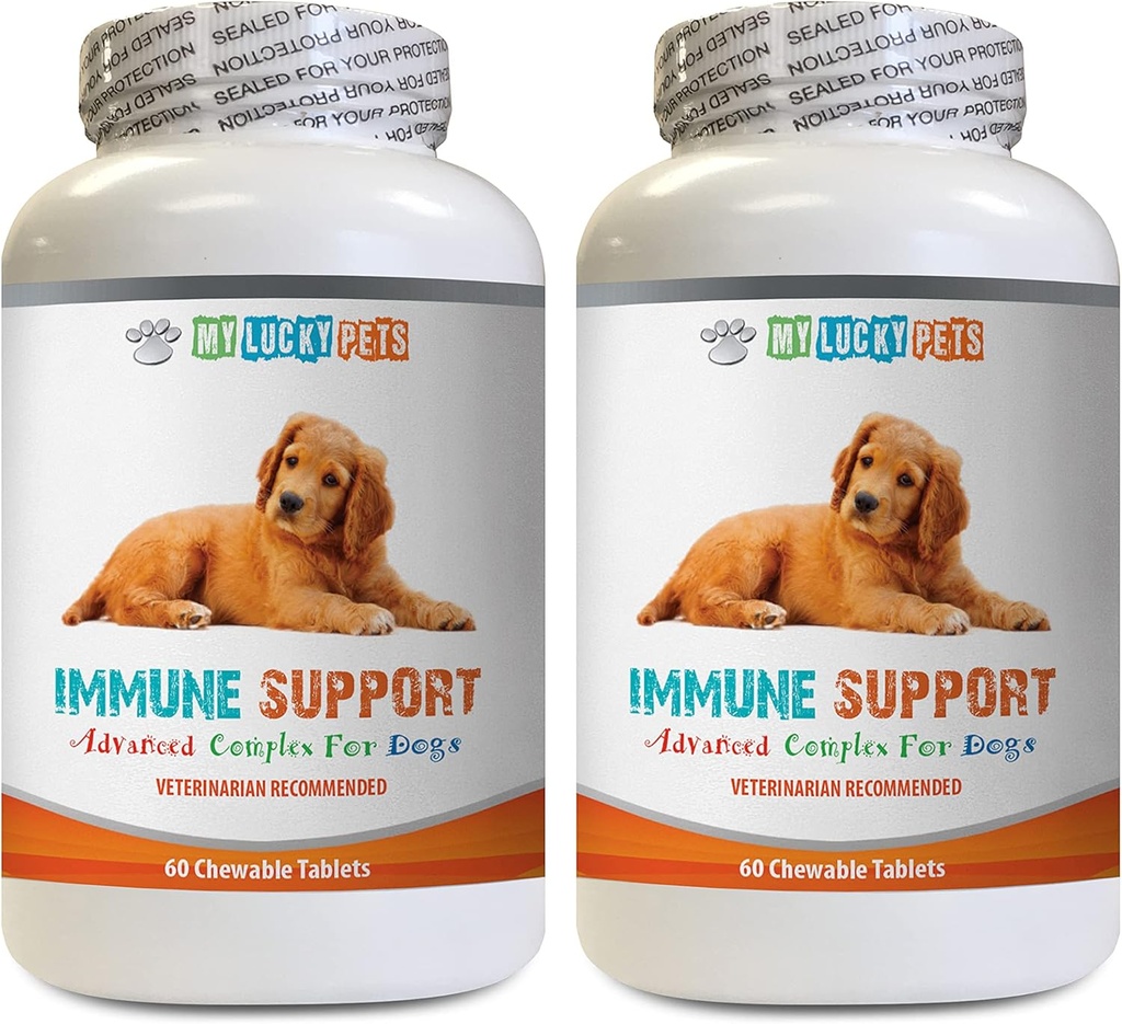 k9 Power Immune Dog - Dog Immune Support - Overall Health and Wellness Boost - ANTIOXIDANT - Liver Health - Turmeric Curcumin for Dogs - 2 Bottles (120 Treats)