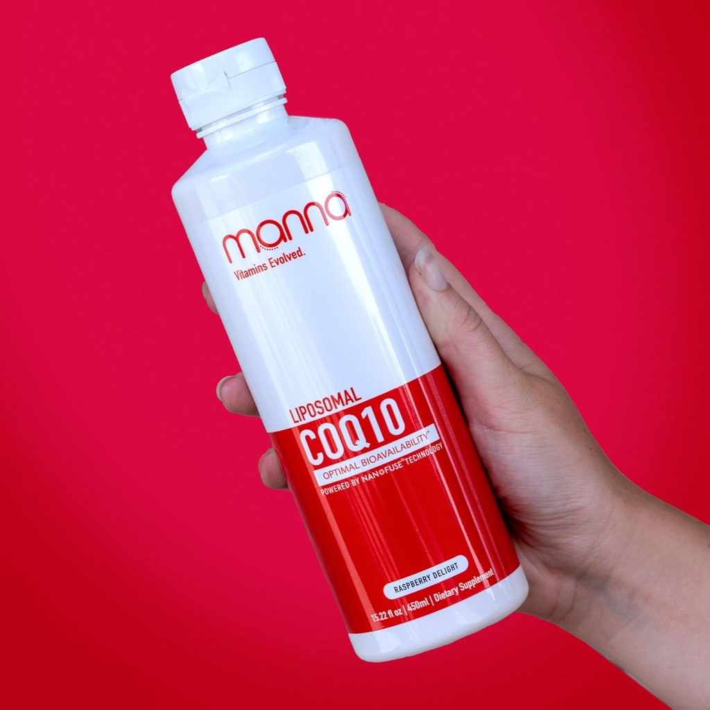 Βιταμίνες Manna Περιελάμβαναν Λιποσωμική CoQ10 – Ubiquinone Ubirvate για την καρδιά, ενέργεια, εγκέφαλο, ανοσοποιητική υποστήριξη – Αντιοξειδωτικό, Κυτταρική προστασία για την υγιή γήρανση – Vegan, 10x Καλύτερη απορρόφηση