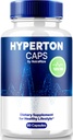 NutraRize Hyperton Κάψουλες, All-Natural και Complex Formula, Premium συμπλήρωμα για την υποστήριξη της συνολικής υγείας και ευεξίας, Επίσημη Hyper-Ton Pastillas Κριτικές (60 Κάψουλες)