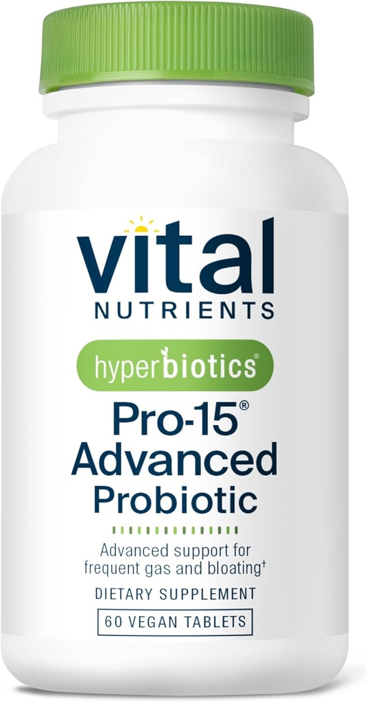 Hyperbiotics Vital Nutrients Pro-15 Advanced Probiotics for Women and Men 