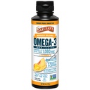 Barlean Omega 3 Fish Oil συμπλήρωμα με βιταμίνη D για άνδρες και γυναίκες, Mango Ροδάκινο, 1080mg EPA και DHA λιπαρά οξέα, 8 oz