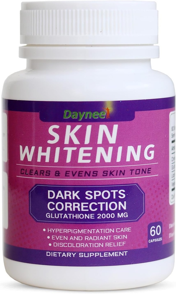 AIHIYO κάψουλα λεύκανσης δέρματος, διαυγές & ζυγούς τόνου δέρματος, διόρθωση σκοτεινών σημείων, 60 μέτρα