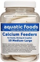 Aquatic Foods Inc. Τροφοδότης ασβεστίου Medium-Large Shells. Επιπλέον παχιά κοχύλια για γαρίδες, σαλιγκάρια, καβούρια, καραβίδες, καραβίδες Hermit και όλα τα τροπικά ψάρια...10 Count Jar