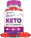 Justified Laboratories Ripped Results Keto ACV Gummies Advanced Formula 1000MG Ripped Results Keto Gummies Apple Cider Vinegar Formulated with Pomegranate Beet Juice Powder B12 Vegan Non GMO 60 Gummys