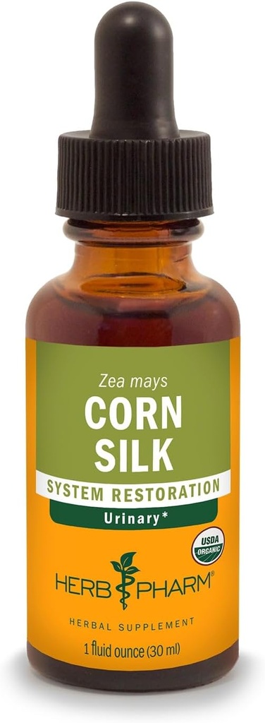 Βότανο Pharm Certified Organic Corn Silk Liquid Extract for Urinary System Support - 4 Ουγγιά