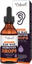 Organic Ear Wax Removement Drops for Clogged Ears – Φυσικό έλαιο καθαρισμού Ear Wax για Kid, Adult, Baby – Earwax Removation Liquid for Uncolging Ears, Earaches, Ear Health (Made in USA)