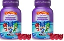 L'il Critters PJ Μάσκες Gummy Melatonin συμπλήρωμα για τα παιδιά, χωρίς ναρκωτικά υποστήριξη ύπνου, 60 Gummies (πακέτο του 2)