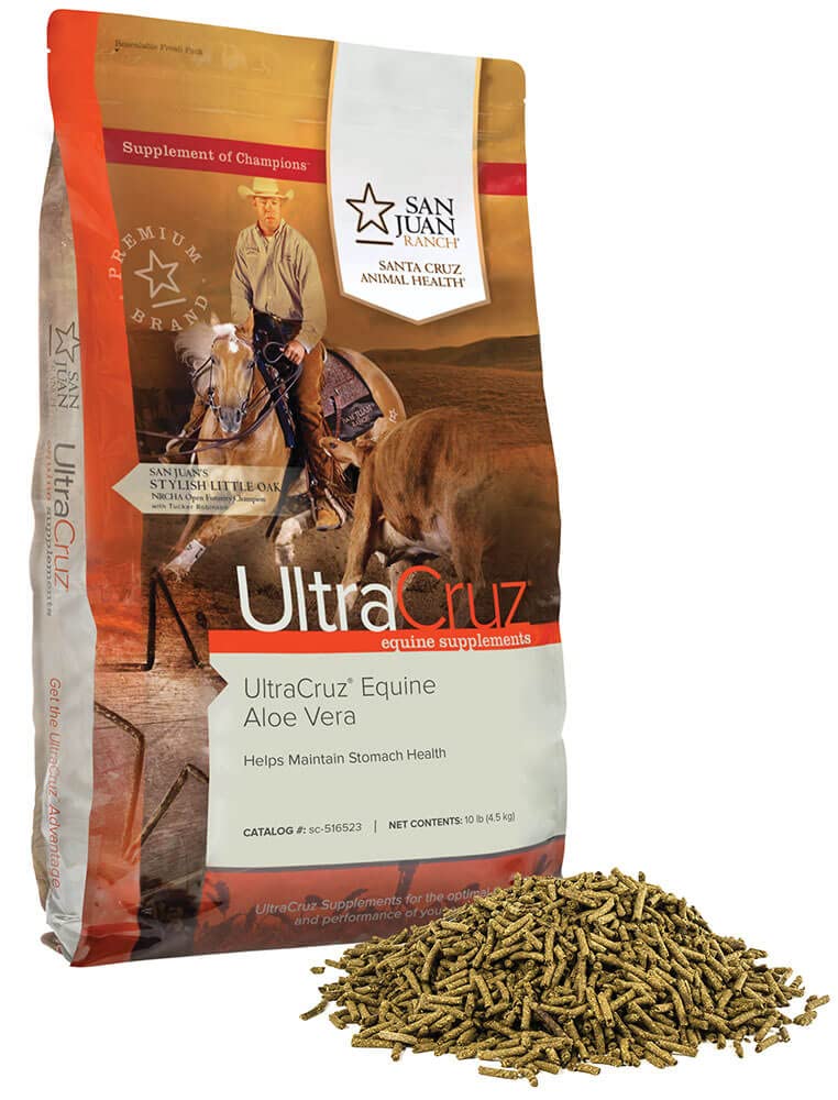 UltraCruz-sc-516523 Equine Aloe Vera συμπλήρωμα για τα άλογα, 10 lb, Pellet (162 Ημέρα προσφοράς)