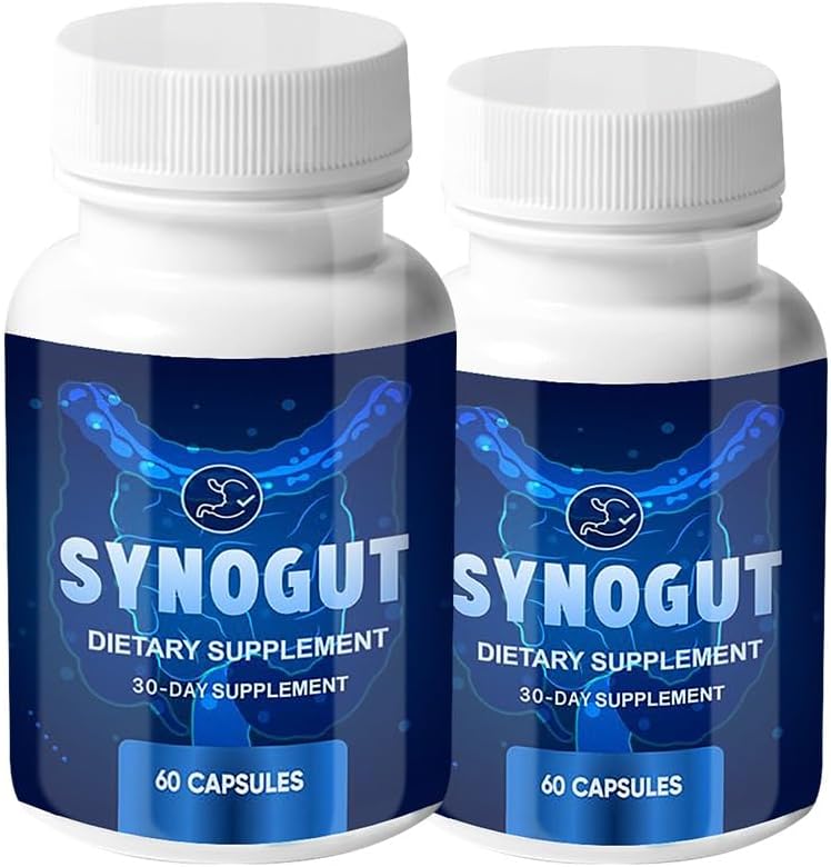 (2 Πακέτο) Synogut - χάπια Synogut για την υγεία ούρων υποστήριξης Digestive (120 κάψουλες - 2 Μήνες προσφοράς)