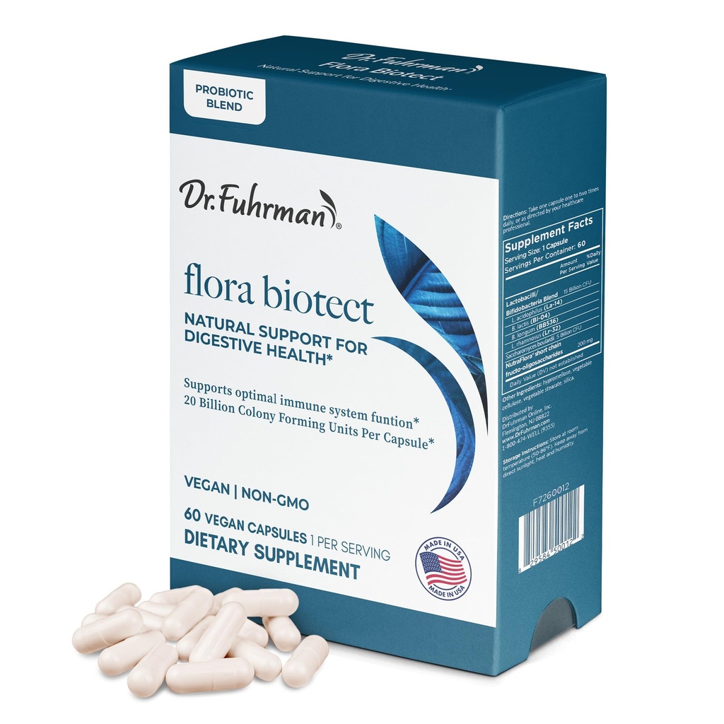 Δρ Fuhrman Flora Biotect, Probiotic, 60 κάψουλες