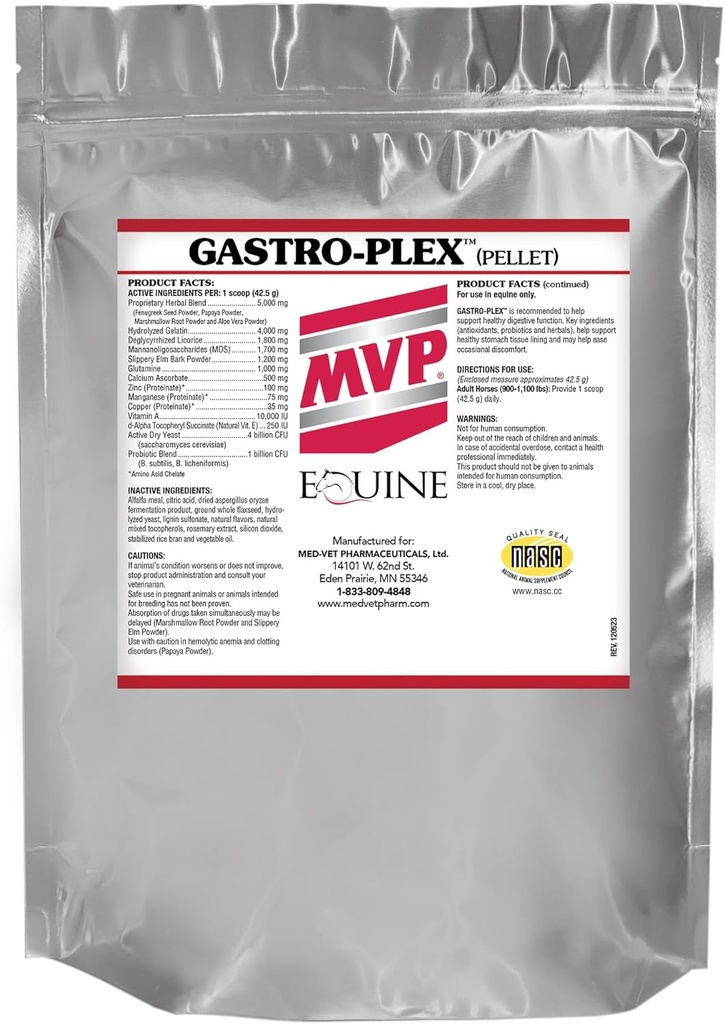 Gastro-Plex (3 lb) Υποστηρίζει την υγεία των ορνίθων και Hindgut Digestion στα άλογα