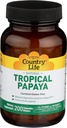 Country Life Papaya 25 MG Chewable, 200 CT