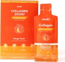 Zooki Super Strength Marine Collagen Liquid Sachets 11.000mg – Great Taste, Sugar Free – Highest Strength Marine Collagen Συμπληρώματα για γυναίκες & άνδρες – Δέρμα, αρθρώσεις & μαλλιά (Mango Peach, 14 εξυπηρετούν)