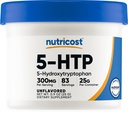 Nutricost 5-HTP Powder 25 Grams (300mg Per Serving) - Gluten Free & Non-GMO, Pure 5-htp