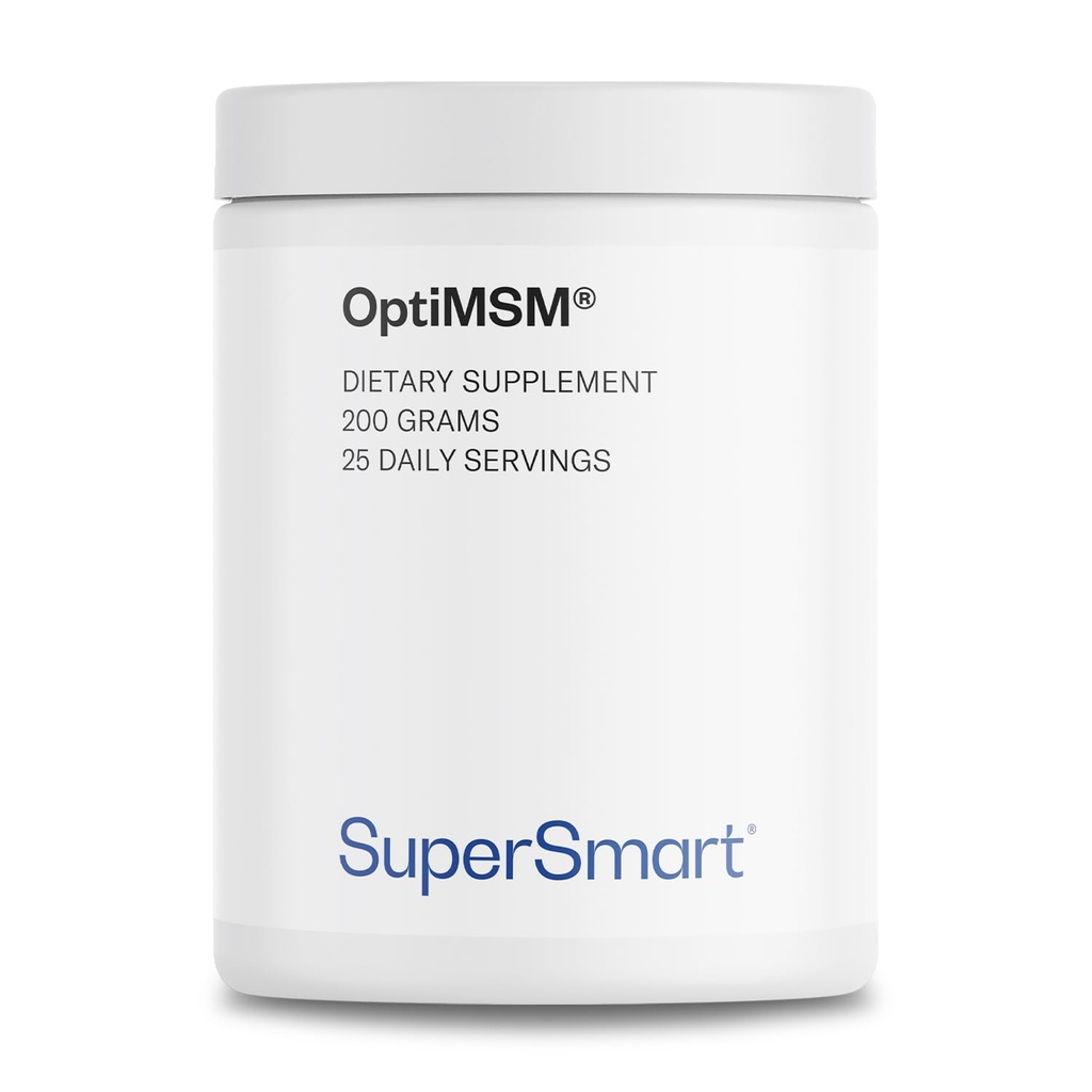 Supersmart OptiMSM (Patented & High Purity Formula) - MSM Methyl-Sulfonyl-methane Συμπλήρωμα σκόνης 
