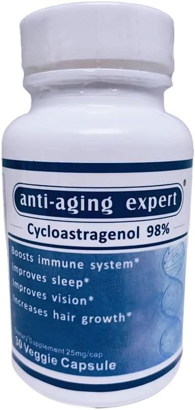 Κυκλοαστραγενόλη 98% Μικρόβια 25mg, 30 κάψουλες χορτοφάγων, 1 φιάλη