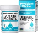 Physician's Choice Probiotics 60 Billion CFU - 10 Strains + Organic Prebiotics - Immune, Digestive & Gut Health - Supports Occasional Constipation, Diarrhea, Gas & Bloating - for Women & Men - 30ct