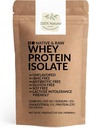 Ιθαγενής και ακατέργαστη πρωτεΐνη Whey Isolate, Unflavored, 0% υδατάνθρακες, χαμηλή χοληστερόληSodium, rBGH Free, Antibiotic Free, Χωρίς γλουτένη, Χωρίς σόγια, Καλό για Keto, Παλαιό, και δυσανεξία λακτόζης, 20 Oz