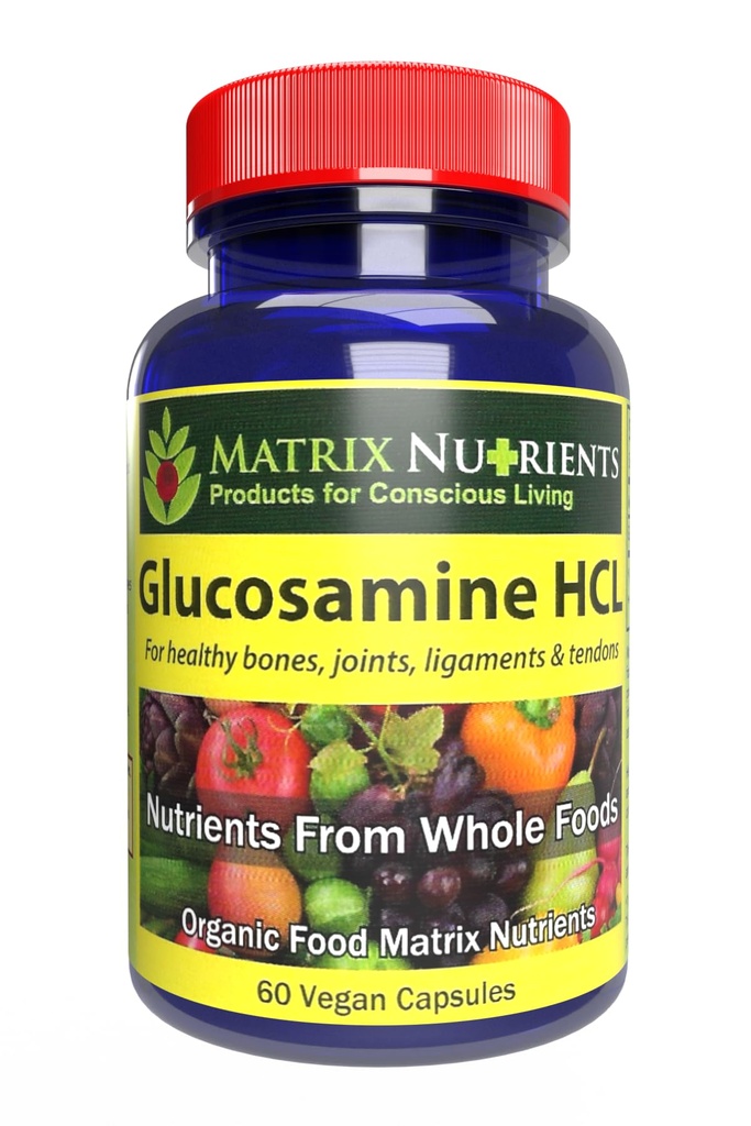 Glucosamine HCL - Cartilage Builder! Διατηρήστε υγιείς συνδέσμους, οστά, συνδέσμους και Tendons. Ποσοστό απορρόφησης έως 98% - Κάψουλες Vegan (60ct)