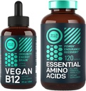 WILD FUEL Essential Amino Acid Supplement και Vegan Vitamin B12 Liquid Energy Bundle