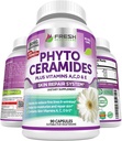 Φυτοκεραμίδια - 3 Μήνες Προσφορά - Plus Δερματικές Βιταμίνες A,C,D & E για Επισκευή & Αναζωογόνηση του δέρματος - Anti Aging Powerhouse για Μειωμένη Πρόστιμο Γραμμές & Ρυτίδες από Fresh Healthcare