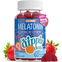 Μελατονίνη Υποστήριξη Ύπνου Gummies (60 Count) Φράουλα Sunset Creme Γεύσεις Chews 