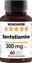 Βενφοτιαμίνη 300 mg - 60 Κάψουλες Veg
