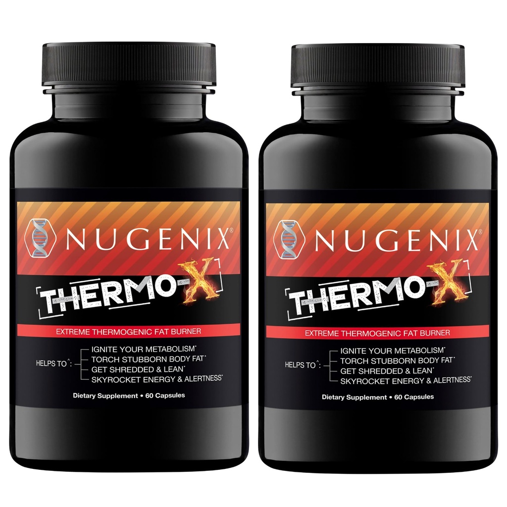 Nugenix Thermo-X: Θερμογόνο συμπλήρωμα καύση λίπους για τους άνδρες, Extreme Μεταβολικός επιταχυντής, 120 κόμης