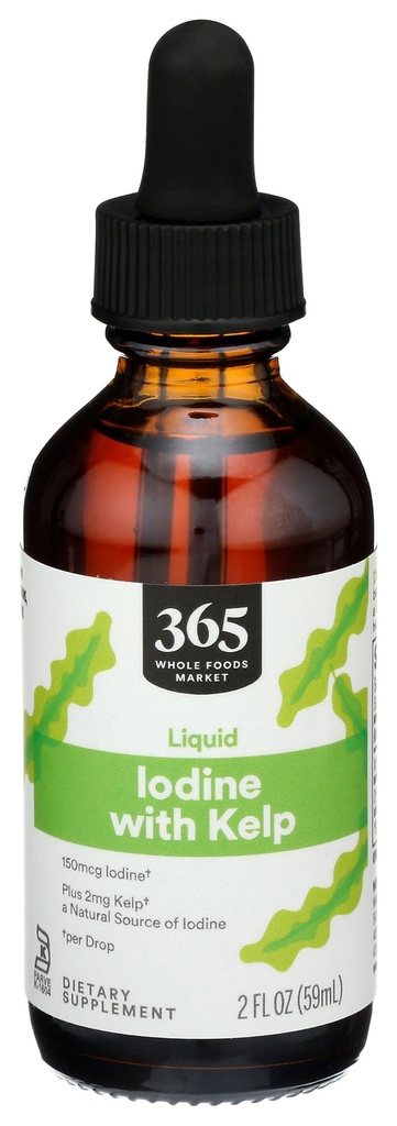 365 από Whole Foods Market, Liquid Iodine με Kelp, 2 OZ