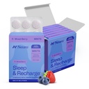Neuro Melatonin 5mg Sleep & Recharge Mints (72 Κομμάτια) - Fast Dissolve Melatonin Sugar Free Mints with Lemon Balm & Chamomile for Better Sleep - συμπλήρωμα ήρεμου ύπνου για ενήλικες - Night Berry Flavor