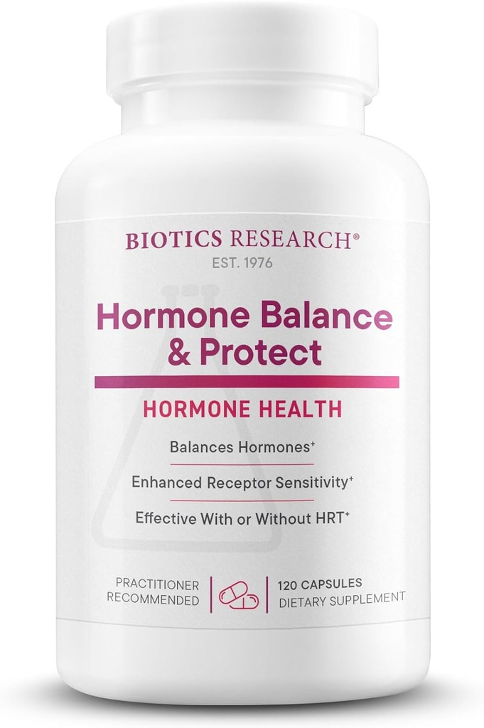 Biotics Research Hormone Balance and Protect - Formulated by Dr. Lindsey Devaki Berkson, Hormone Expert. PABA, Milk Thistle, Broccoli Seed Extract 120 Κάψουλες